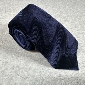 Tallia‎ Navy Velvet Necktie Stretch Velvet Fabric Poly/Spandex Satin Tail